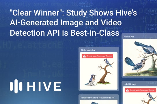 "Clear Winner”: Study Shows Hive’s AI-Generated Image Detection API is Best-in-Class